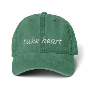 Embroidered Hat with Floral Underside