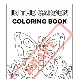 In the Garden Coloring Book