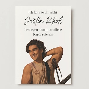 Tarjeta de regalo de Garrett Graham | Tarjeta de cumpleaños para aficionados al hockey | Regalo romántico para amantes del hockey | Tarjeta de fan de Elle Kennedy | Regalo de BookTok Justin Kohl