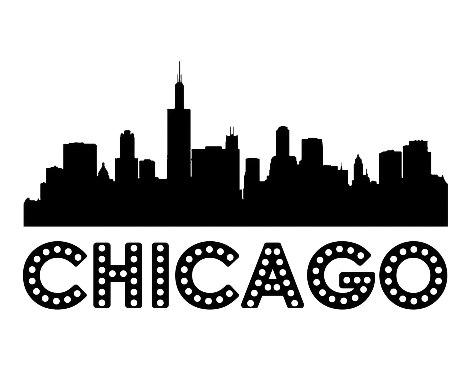 Chicago Skyline Print Wall Art DIY Printable Digital Art - Etsy España
