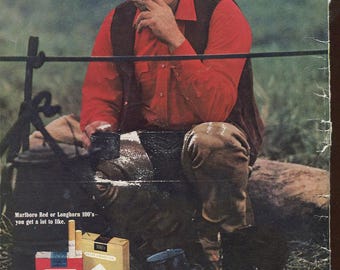 Marlboro Cigarettes Vintage Ad Lot (20 Ads, 1958–1988) • Marlboro Country • Lights & Menthol • Antique Tobacco Ephemera • Set #2