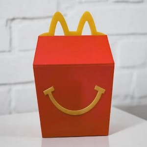 Boîte de rangement rétro Fast Food Commander - Porte-cartes MTG et TCG style Happy Meal - Rangement MTG Commander amusant et nostalgique