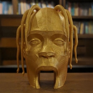 Travis Scott Astroworld 3D Head Figure – Detailed Collectible Sculpture Capturing the Iconic Rapper’s Look, Perfect for Fans and Collectors