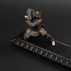 3D Printed Samurai Incense Holder: Japanese Zen Decor