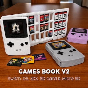 Porta giochi retrò per Nintendo Switch / Contiene 27 cartucce e schede Micro SD