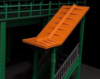 NYC Elevated Platform and Station Entrance Diorama Set (collapsible)
