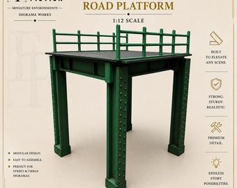 1:12 NYC Elevated Road Platform — SOLO UNIT