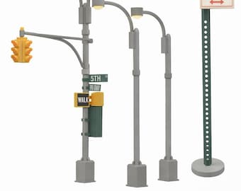 1/12 Scale NYC ULTIMATE Street Lights Pack