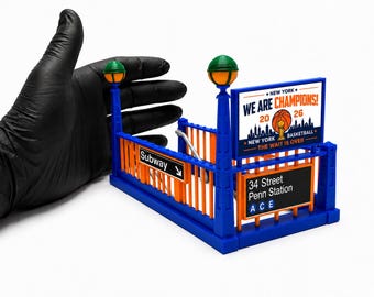 NY Knicks Subway Entrance Championship Edition