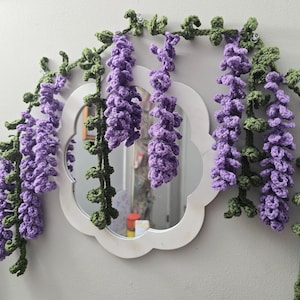 Crochet Wysteria Garland