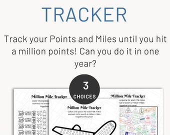 Millions de miles et suivi des miles | Carnet de bord des récompenses de carte de crédit | Journal de piratage de voyage
