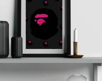 Pink Ape Energy / Mezcla de alta moda y Hypebeast / FLEX PRINTZ