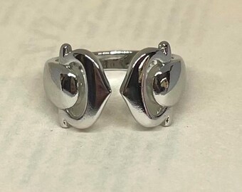 Anillo ajustable de plata, anillo resistente al deslustre, anillo llamativo, anillos para hombre y mujer, anillo de plata esterlina