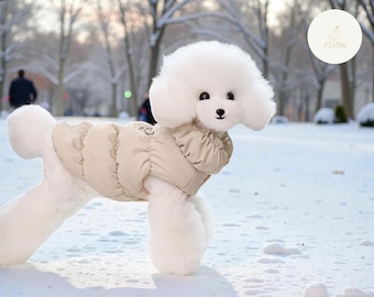 Gilet d'hiver chaud pour chien, veste boutonnée en coton, manteau épais pour chiot, vêtements pour chaton