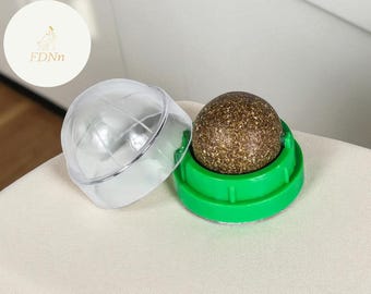 Balle murale à l'herbe à chat : soins dentaires naturels, aide à la digestion