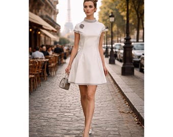 Vintage Vogue Paris Original Pierre Cardin 2190 Size 12 UNCUT