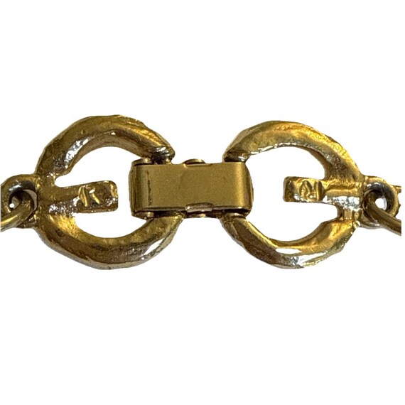 Givenchy Statement Double Drop Pendant Necklace S… - image 11