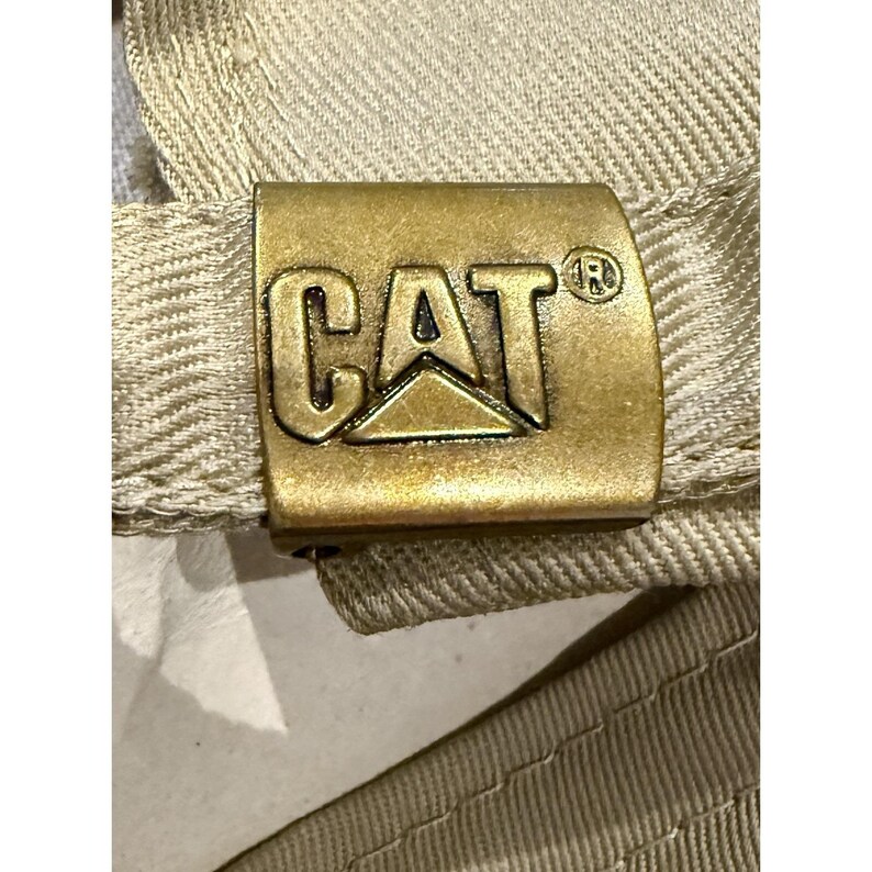 Caterpillar CAT Heavy Equipment Trucker Adjustable Cap Baseball Trucker image 6