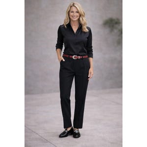 Brighton Crocodile Embossed Black Red Reversible Belt Sz 30 Style 40223 EUC VTG image 2