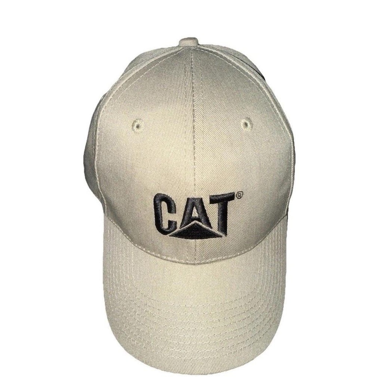 Caterpillar CAT Heavy Equipment Trucker Adjustable Cap Baseball Trucker image 1