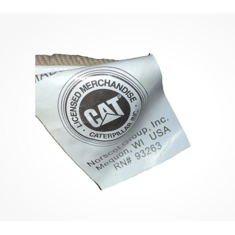 Caterpillar CAT Heavy Equipment Trucker Adjustable Cap Baseball Trucker image 3