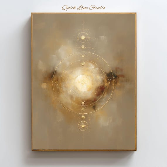 Restorative Healing Energy Wall Art, Reiki Room Print, Spiritual Healing Poster, Neutral Beige Meditation Decor, Energy Healing Wall Art