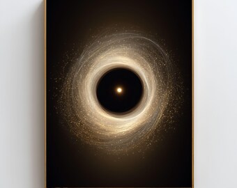 Inner Expansion Wall Art, Energy Growth Print, Abstract Gold Circle Art, Spiritual Awakening, Modern Meditation Poster, Digital Download