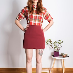 Skirt 1960s Mod mini scooter suedehead Custom made