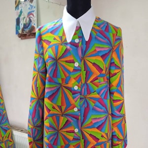 Groovy 60s inspired dress, 60s mini dress, A line dress, 1960s shift dress, A line scooter dress, Mod dress, psych dress