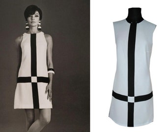 60s style white dress