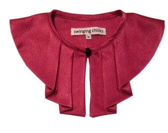 Detachable Peter Pan Collar Necklace Bib retro inspired bow