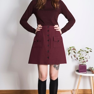 60s mini skirt, mod skirt, 1960s skirt