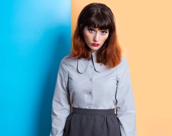 Beagle collar Shirt 1960s Mod mini scooter suedehead Custom made