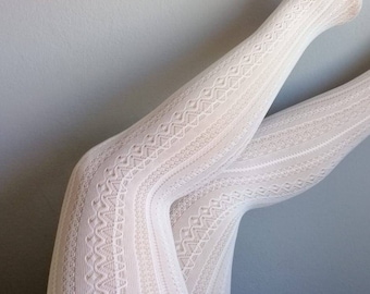 cream tights for babies