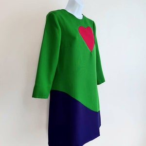 Mondrian dress, Mod dress, iconic dress, 1960s dress, shift dress, 60s mini dress, pop art dress bild 5