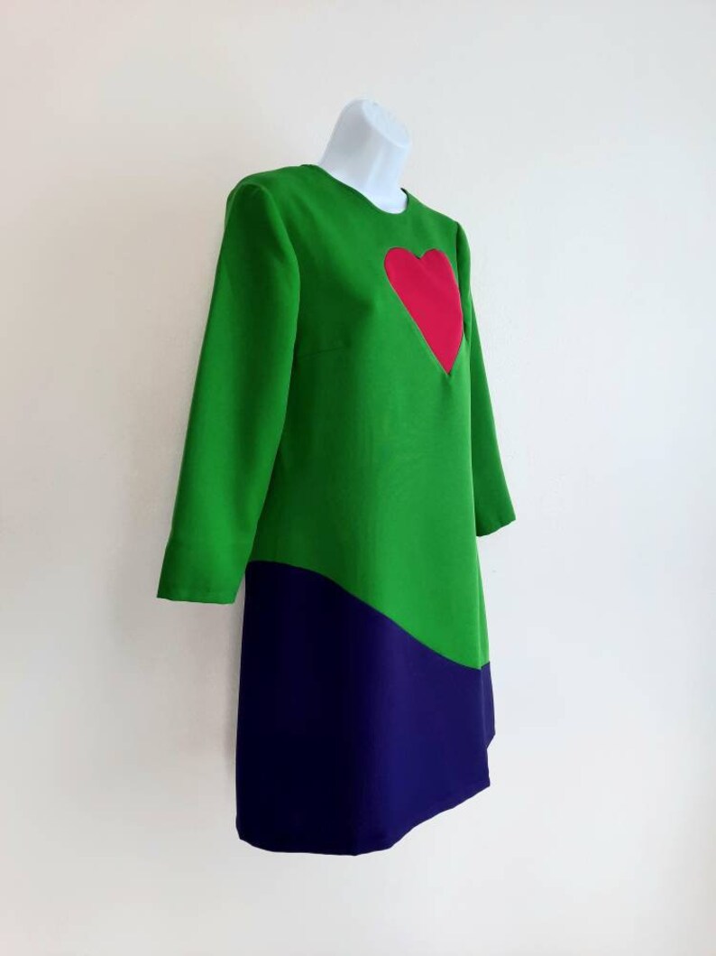 Mondrian dress, Mod dress, iconic dress, 1960s dress, shift dress, 60s mini dress, pop art dress bild 5