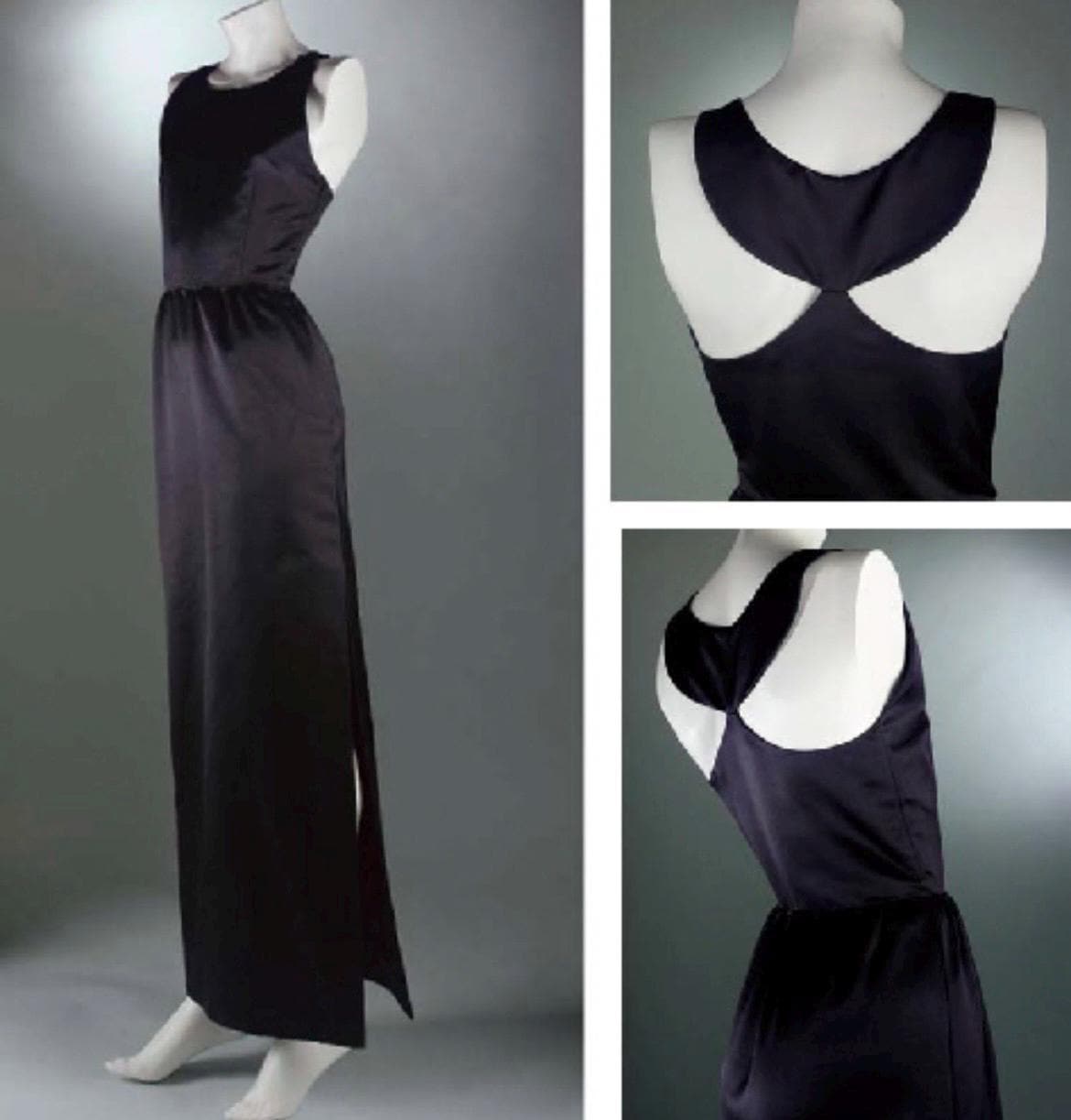 Audrey Hepburn Long Black Dress - Etsy
