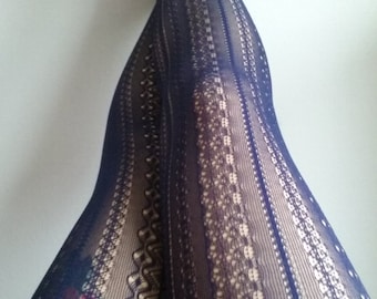 Navy Tights Skinheadgirl stockings pantyhose suededead