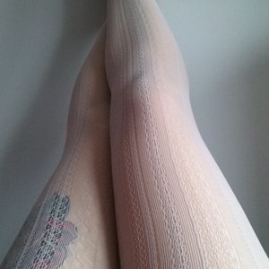 Grey tights stockings pantyhose suededead image 2