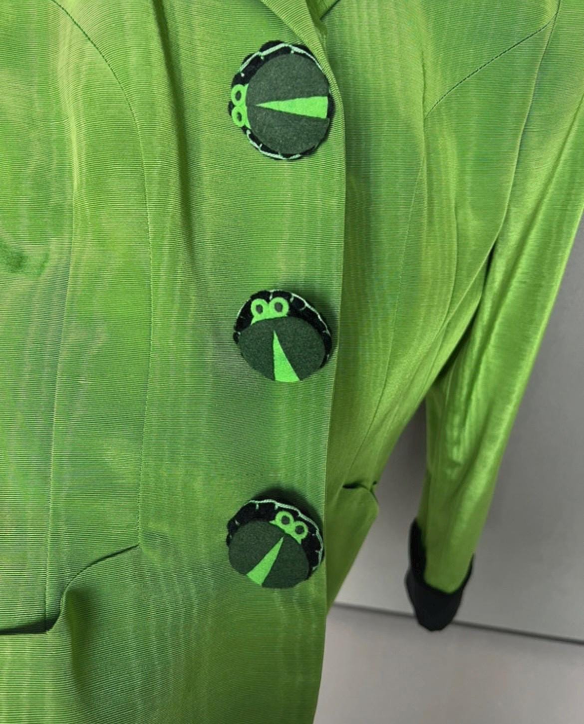 ヴィンテージ MOSCHINO チープ＆シック 90年代 バグボタン ジャケット