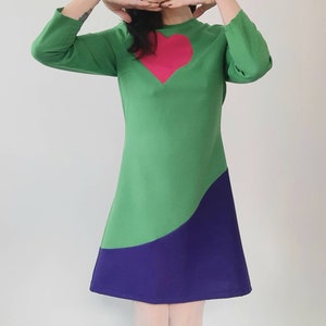 Mondrian dress, Mod dress, iconic dress, 1960s dress, shift dress, 60s mini dress, pop art dress bild 2