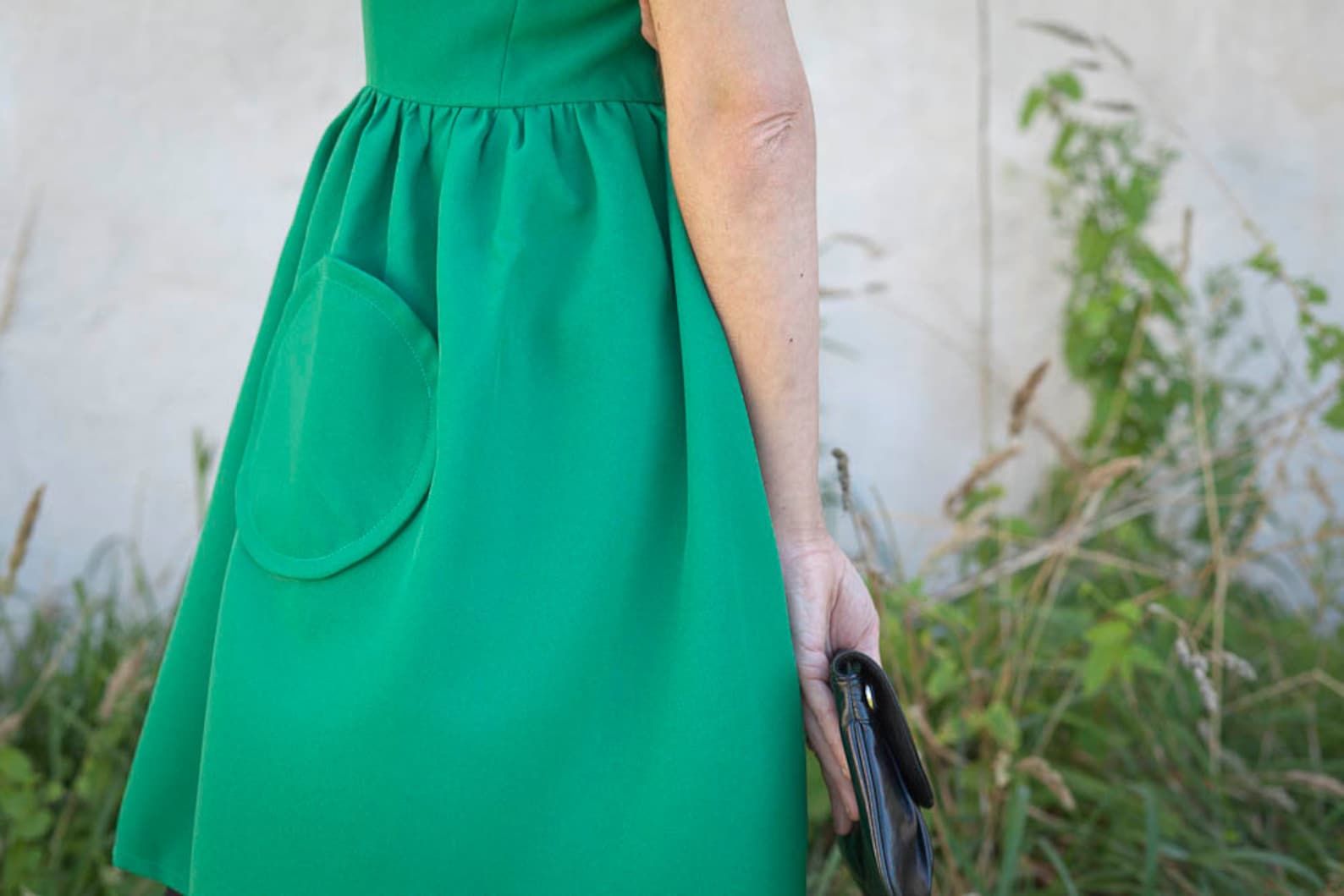Vintage 60s Mint Green Mod A Line Dress M main image 0