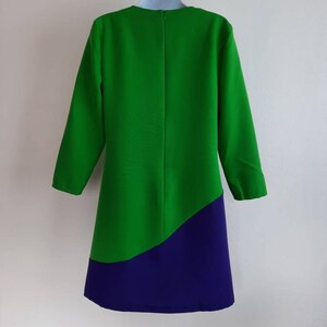 Mondrian dress, Mod dress, iconic dress, 1960s dress, shift dress, 60s mini dress, pop art dress bild 7