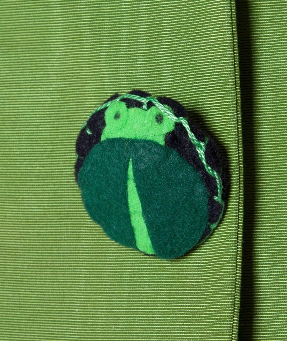 ヴィンテージ MOSCHINO チープ＆シック 90年代 バグボタン ジャケット