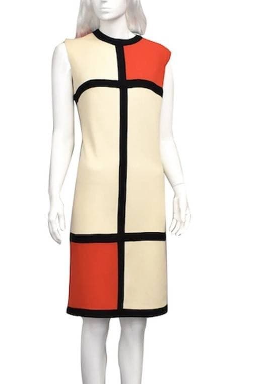 Ysl Mondrian Dress Etsy