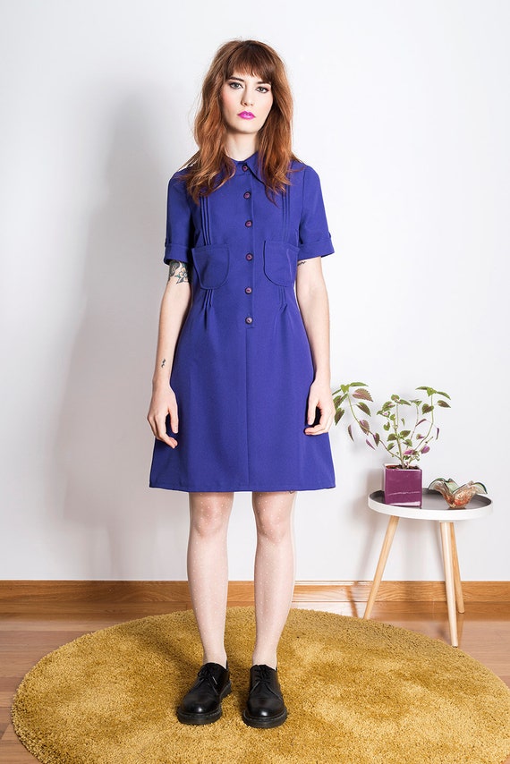 70s purple shirt dress, Beagle collar dress, dog ear dress, mod dress, 60s dress, retro dress, shirt dress 70s purple shirt dress, Beagle collar dress, dog ear dress, mod dress, 60s dress, retro dress, shirt dress
