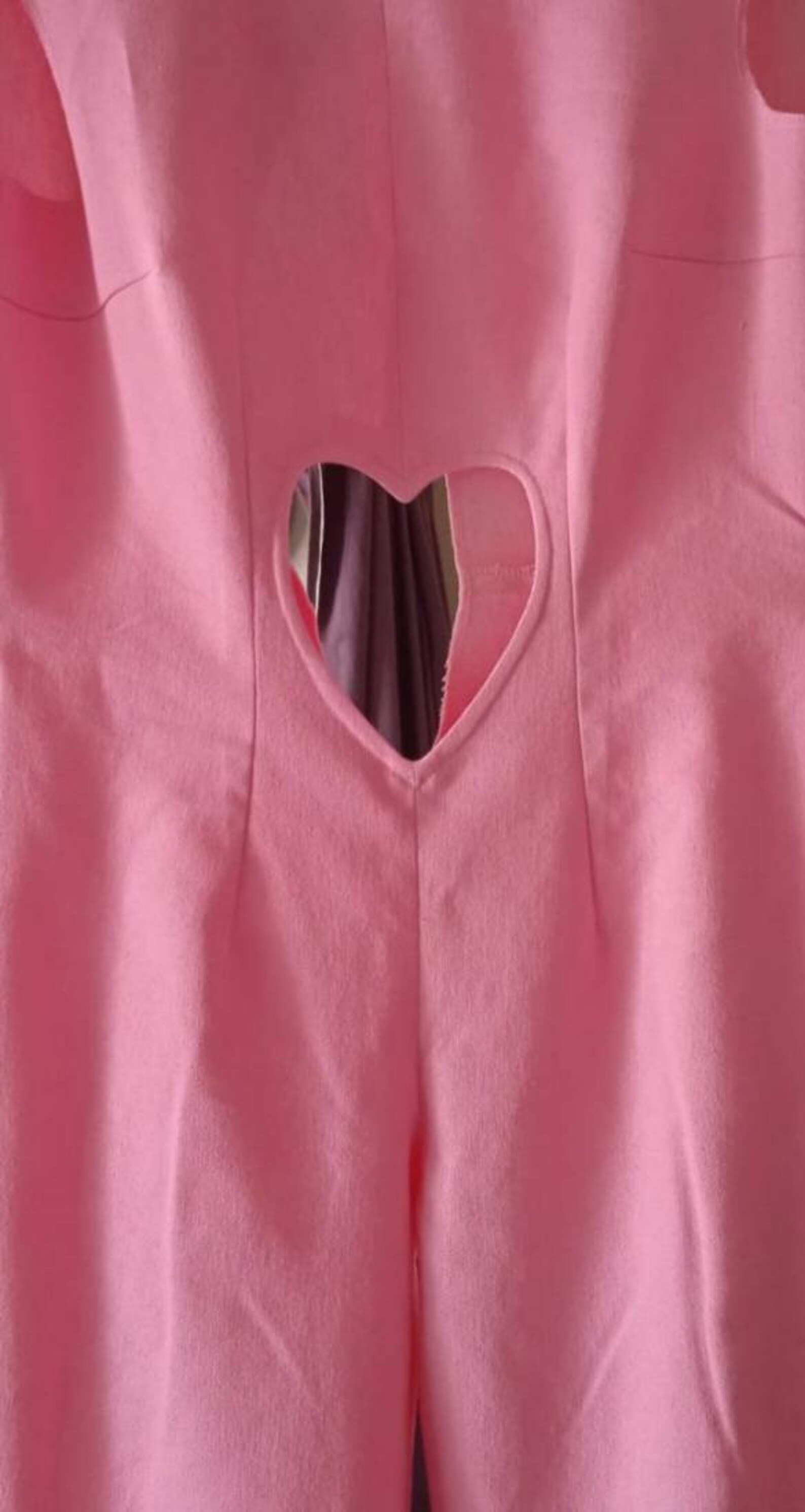 ABBA inspired pink jumpsuit 60s abba playsuit Pink abba Etsy