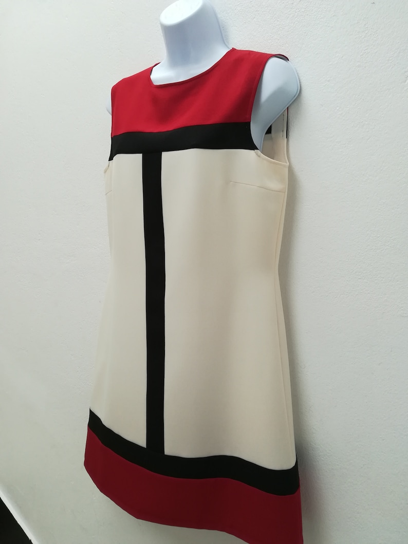 Mondrian Dress Mod Shift dress 60s mini dress A line dress | Etsy