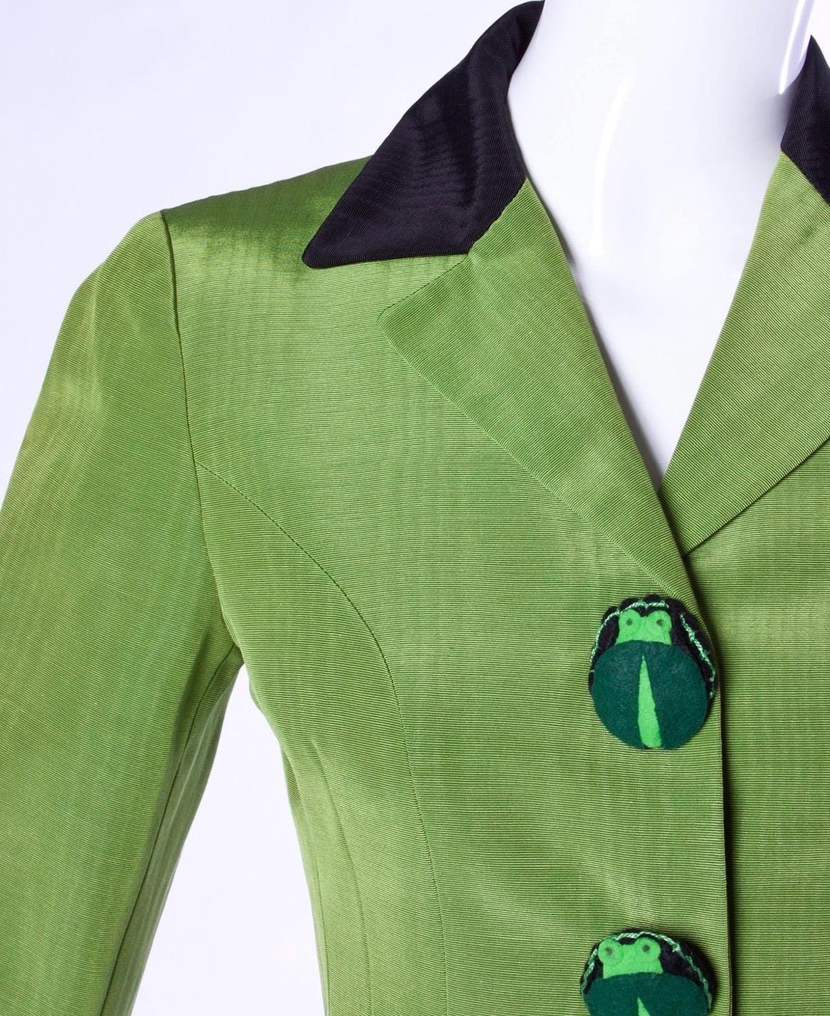 ヴィンテージ MOSCHINO チープ＆シック 90年代 バグボタン ジャケット