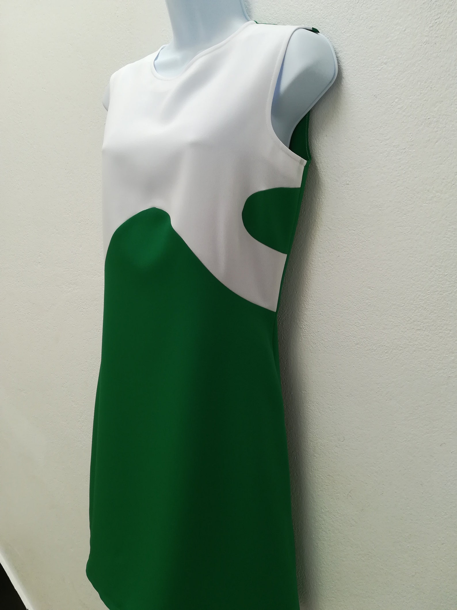 Long Sixty Dress Green Gradient Print main image 1